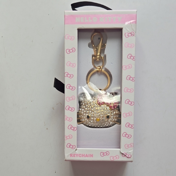 Hello Kitty Accessories - Adorable Brand New Hello Kitty Gold and Silver Keychain